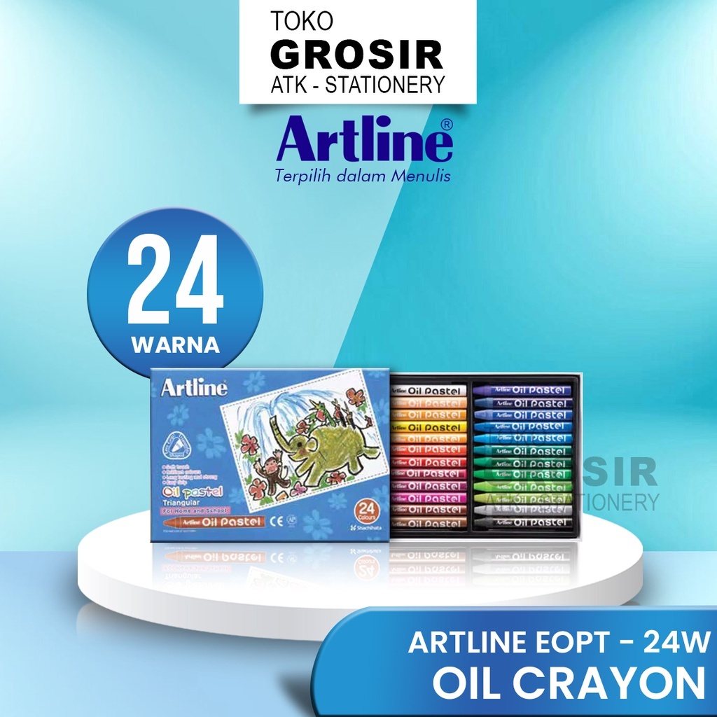 

ARTLINE OIL PASTEL CRAYON 24 WARNA EOPT-24S