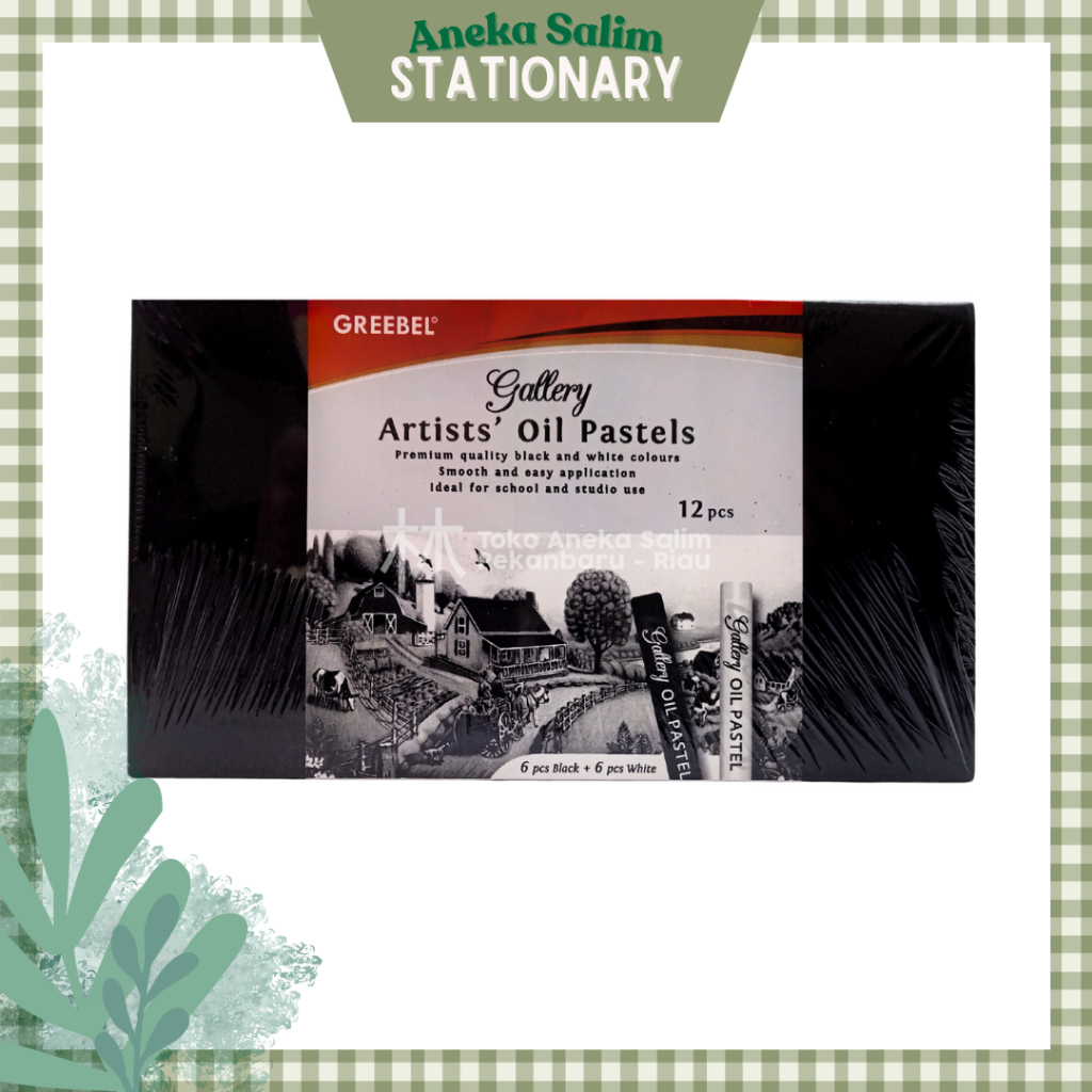 

Anekasalim - Oil Pastels Artists Greebel 12 Warna 200612-BW