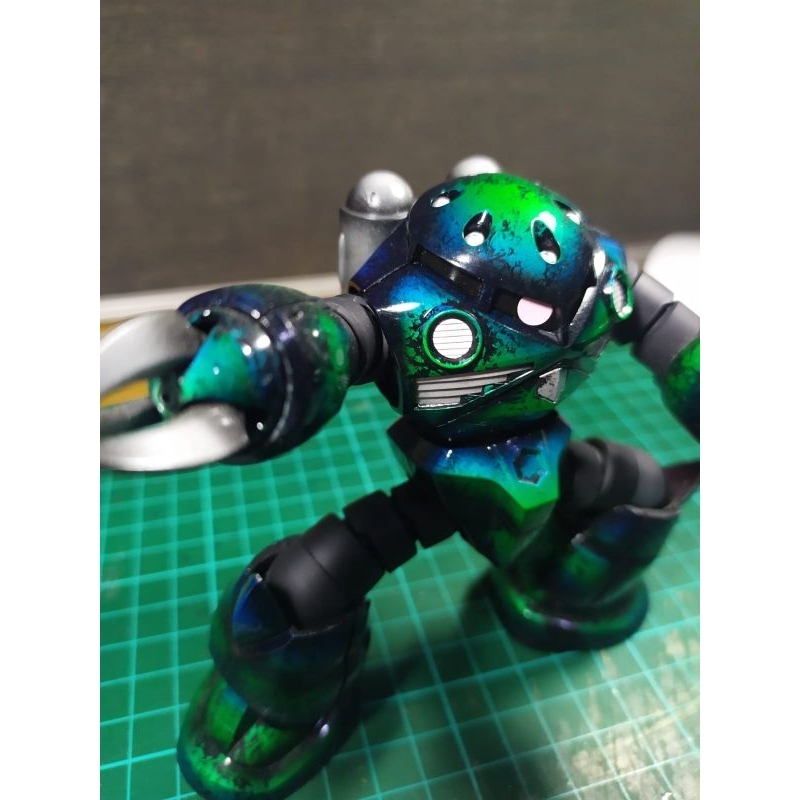 HGUC 1/144 Char Zgok Painted Build Emerald Weapon Zgok