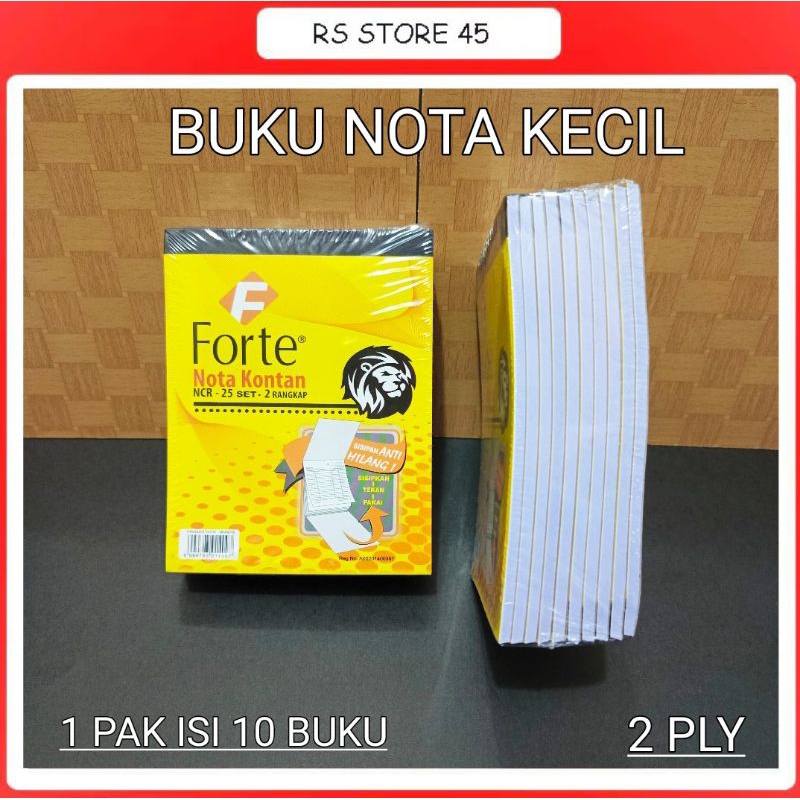 

1 Pak Buku Nota Forte 2 Ply Isi 10 Buku