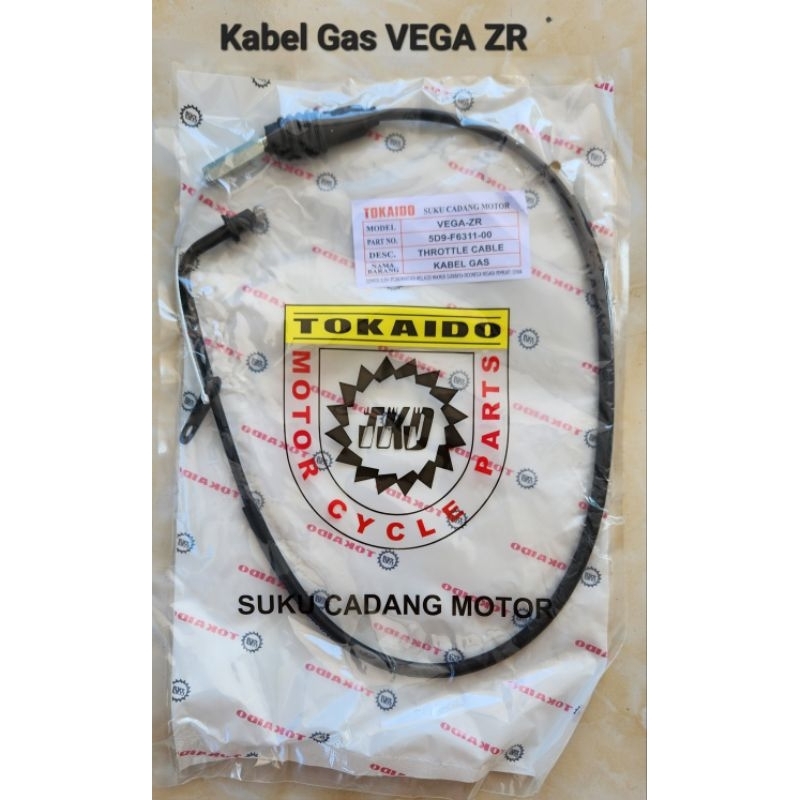 Kabel Gas VEGA ZR / JUPITER Z NEW / JUPITER Z 2010 / Tali Gas Merek Tokaido