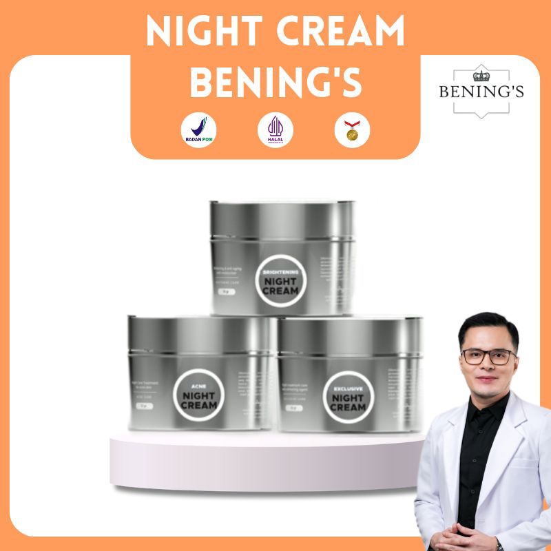 NIGHT CREAM BENING'S INDONESIA / NIGHT CREAM BENING'S KLINIK