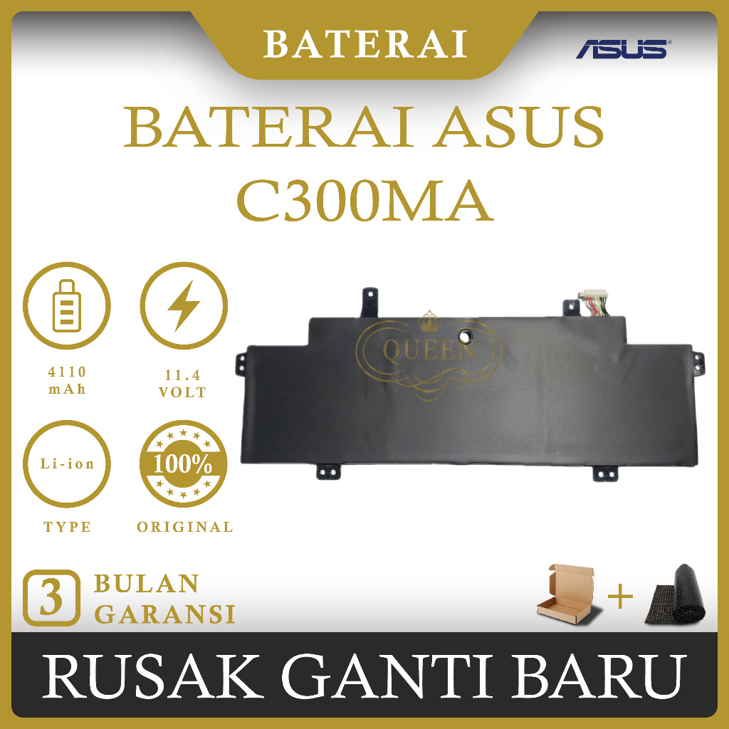 Baterai LAPTOP ASUS CHROMEBOOK C300MA (B31N1346)