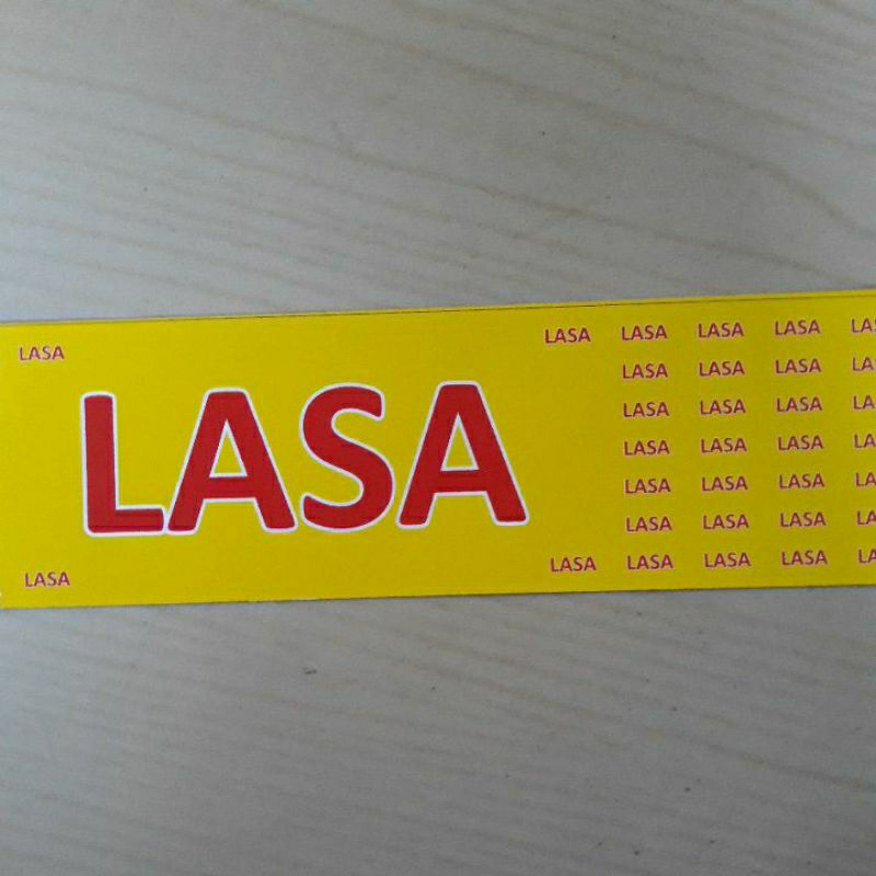 

Stiker Label Lasa Besar Kecil