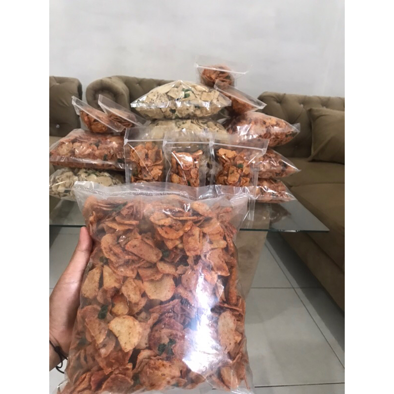 

BASRENG PEDAS DAUN JERUK GEPENG 1 KG GEPENG