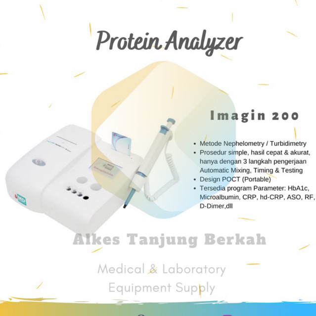 Alat Cek HbA1c dan Protein Analyzer Imagin 200