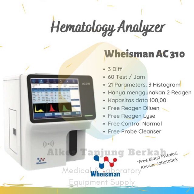 Hematology analyzer Wheisman AC 310