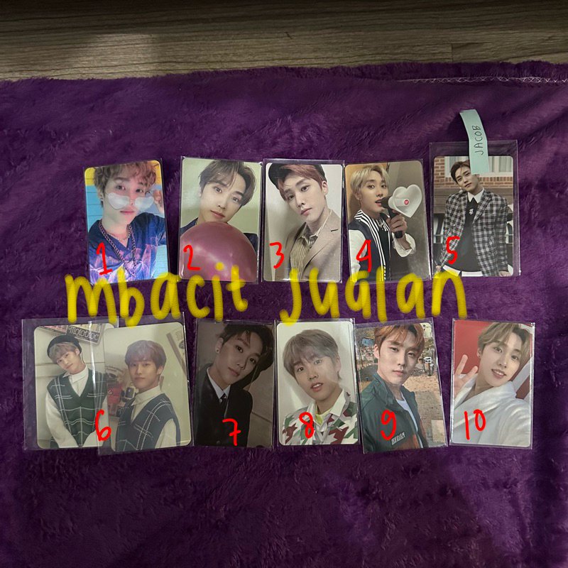 Photocard The Boyz Jacob pc tbz
