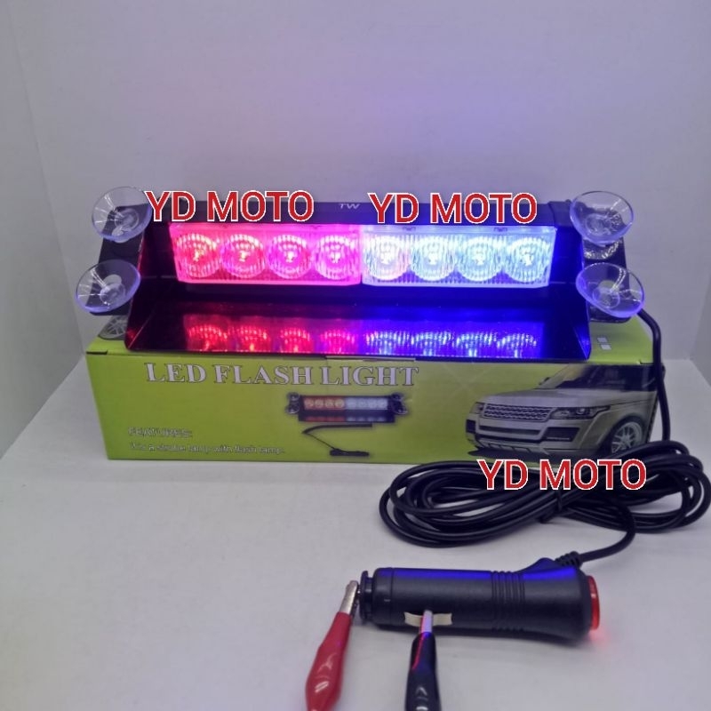 Lampu LED Dasboard mobil 12volt 8mata lampu led