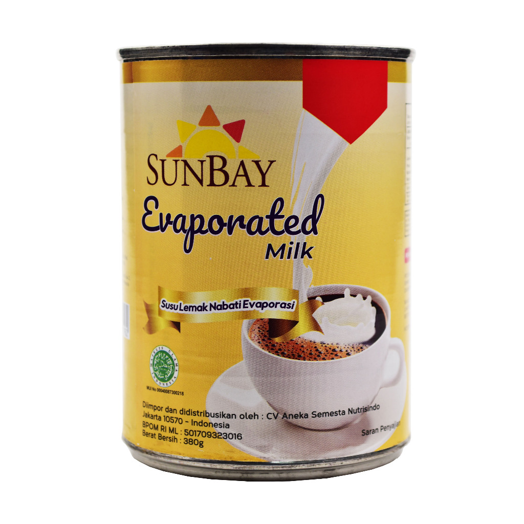 

Sunbay Evaporated Milk / Susu Evaporasi 380gr
