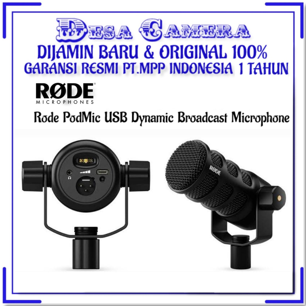 Rode PodMic USB Dynamic Broadcast Microphone