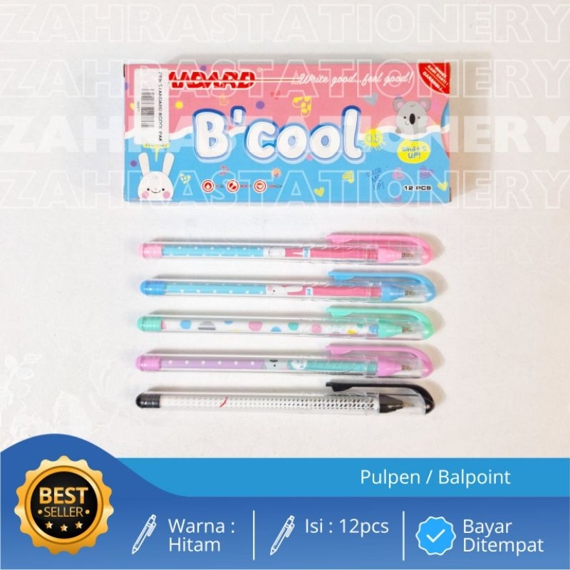 

Pulpen / Ballpoint Standard B'Cool Tip 0.5mm Tinta Hitam