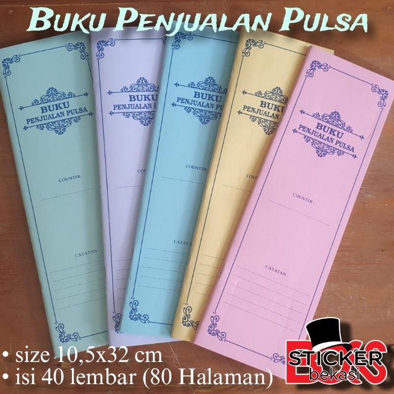 

BUKU PENJUALAN PULSA / BUKU UNTUK KONTER