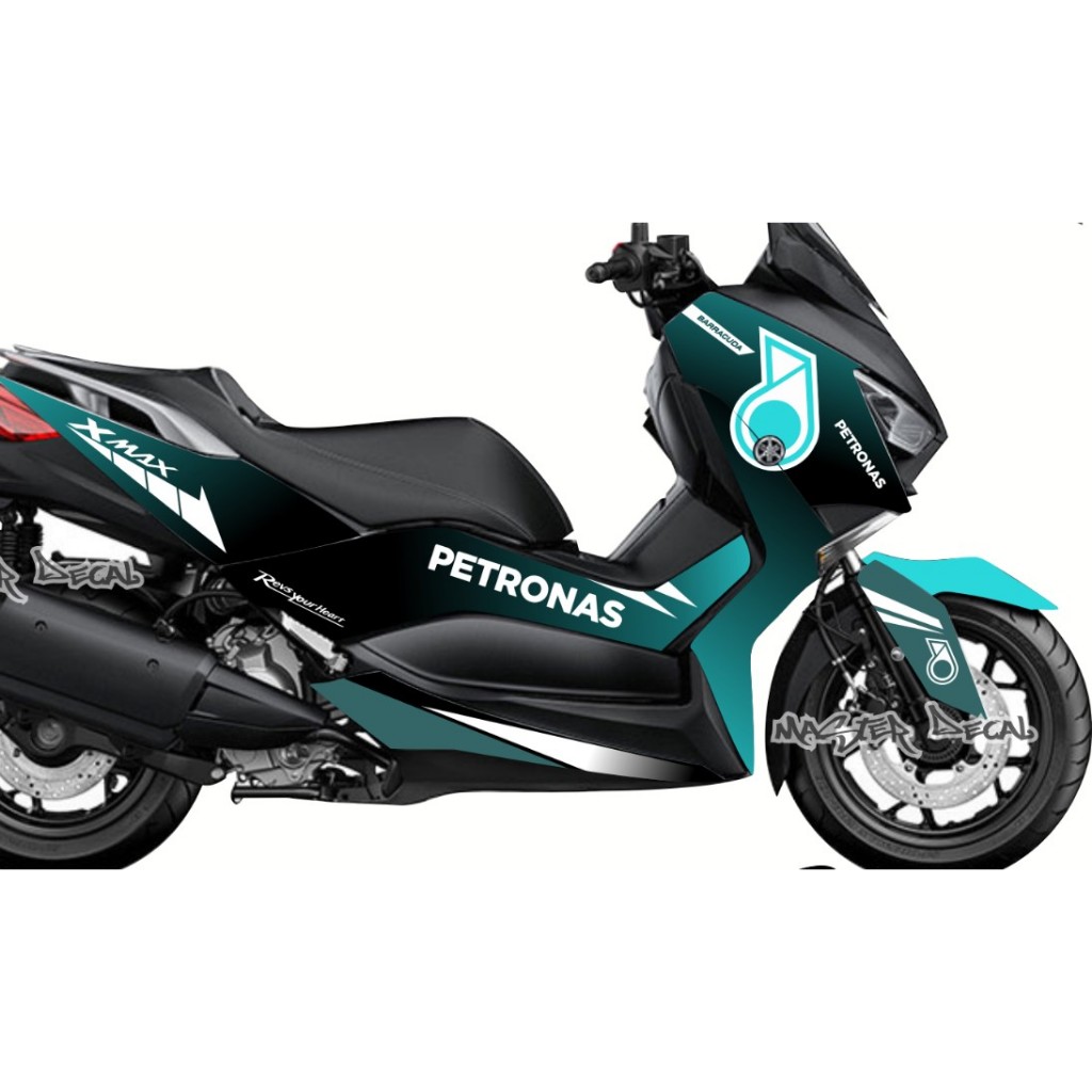 Decal stiker Xmax motif PETRONAS full body untuk Xmax
