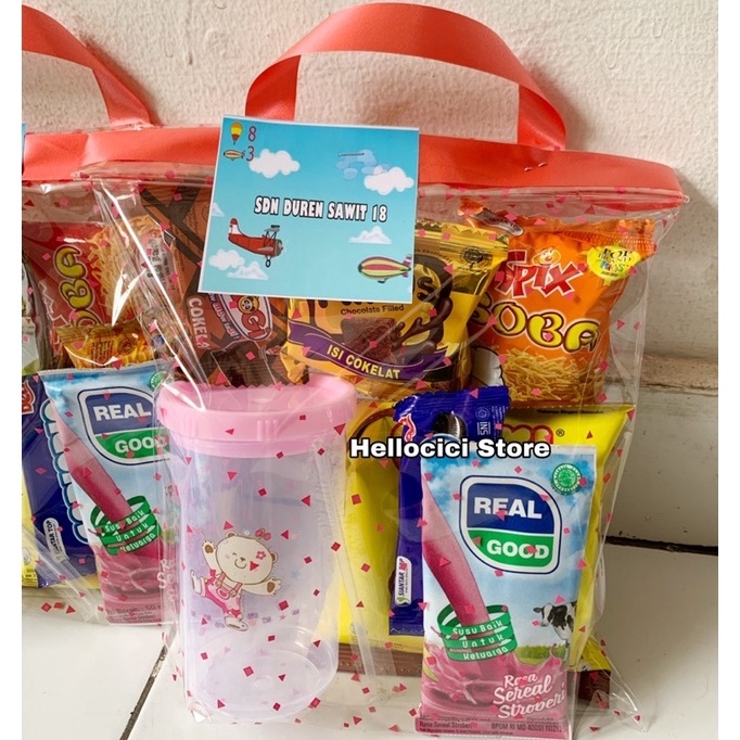 

SUPER DISKON PARCEL BINGKISAN SNACK GELAS MINUM KEMASAN ULTAH