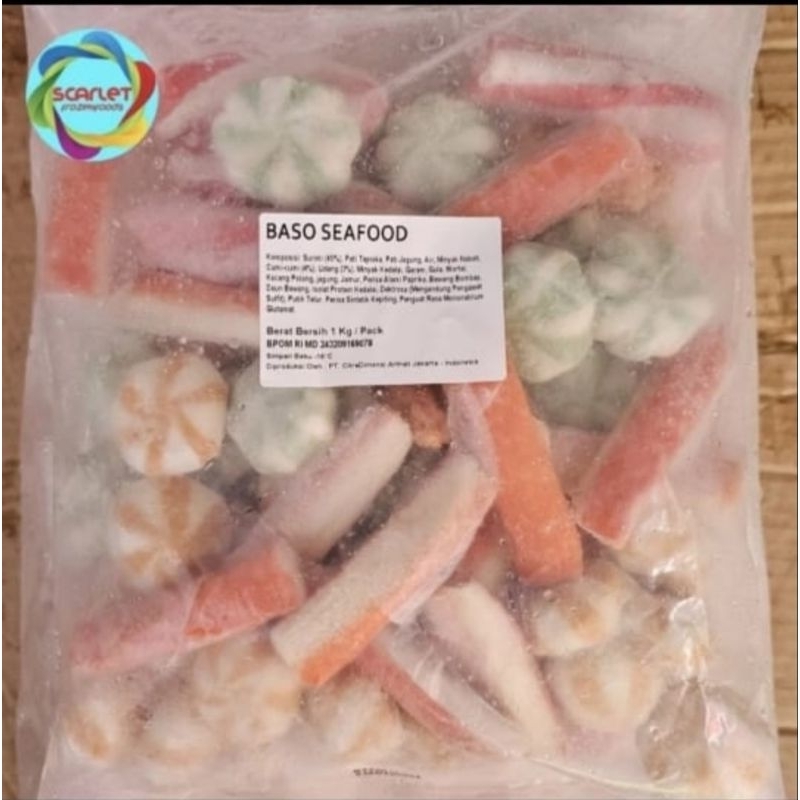 

Aneka Baso Seafood Mix | Steamboat Cedea 1 kg