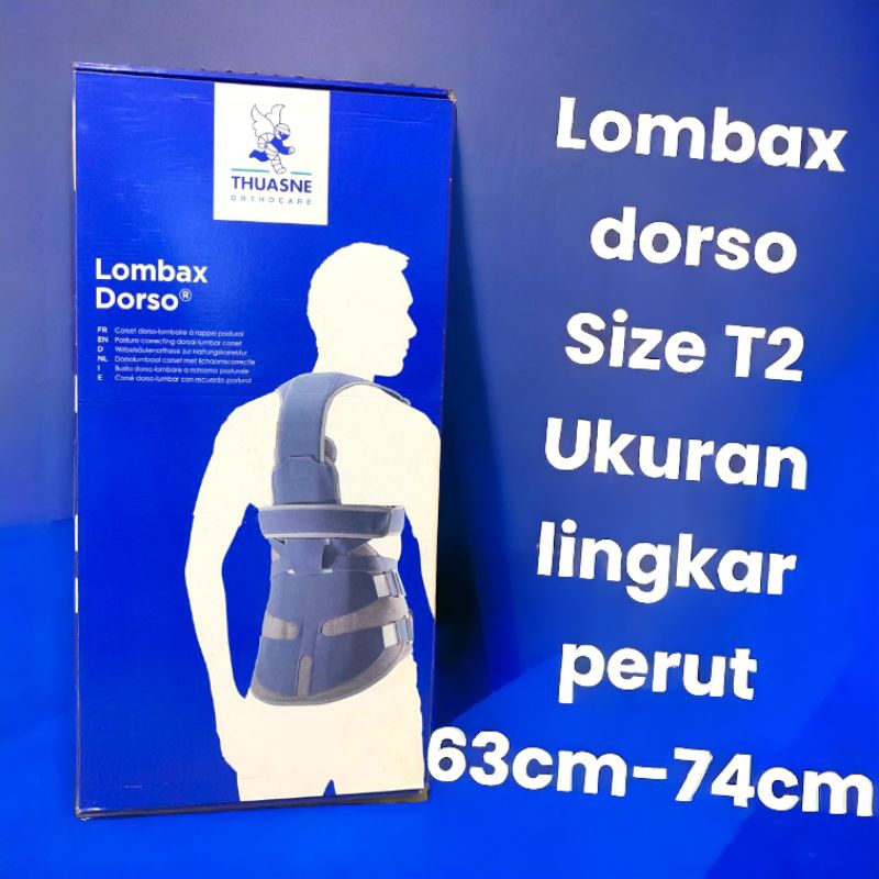 Lombax dorso size T2, korset TLSO, penahan bungkuk, penegak badan / tubuh