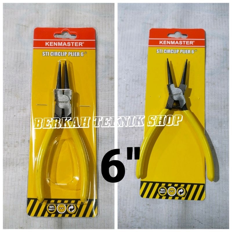 TANG SPI 6" KENMASTER model LURUS TUTUP tang lancip