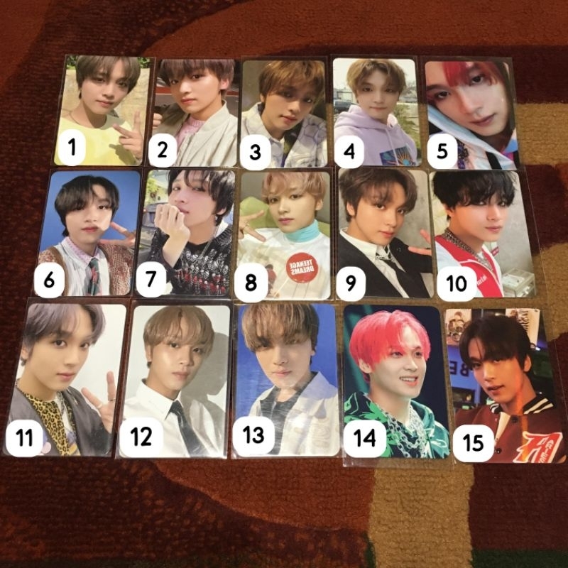 Photocard Official Haechan NCT Dream 127 Hello Future Hot Sauce Trading Card tc ISTJ Universe Reload