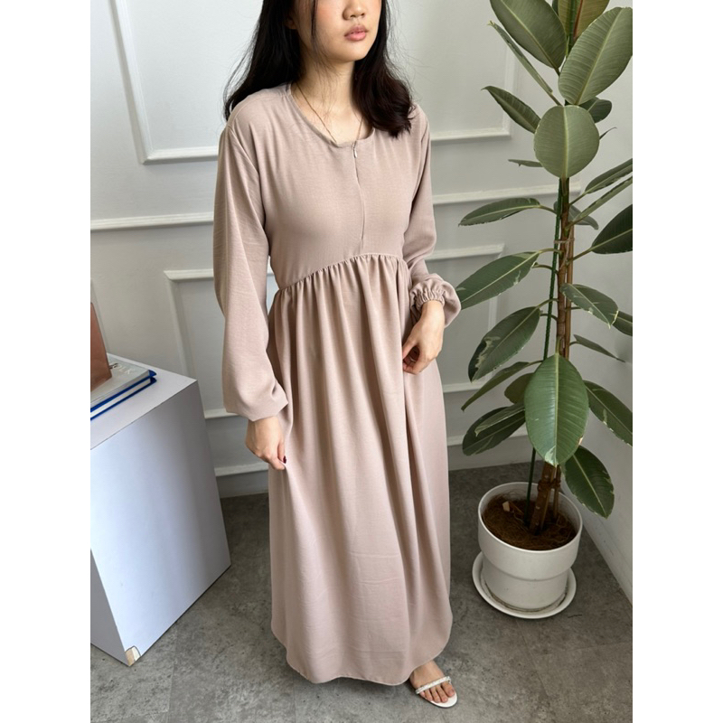 NOORA GAMIS SYAR’I SYARI DRESS MAXI HIJAB BAJU LEBARAN BAJU HARI RAYA BAJU IDUL FITRI ONE SET GAMIS 