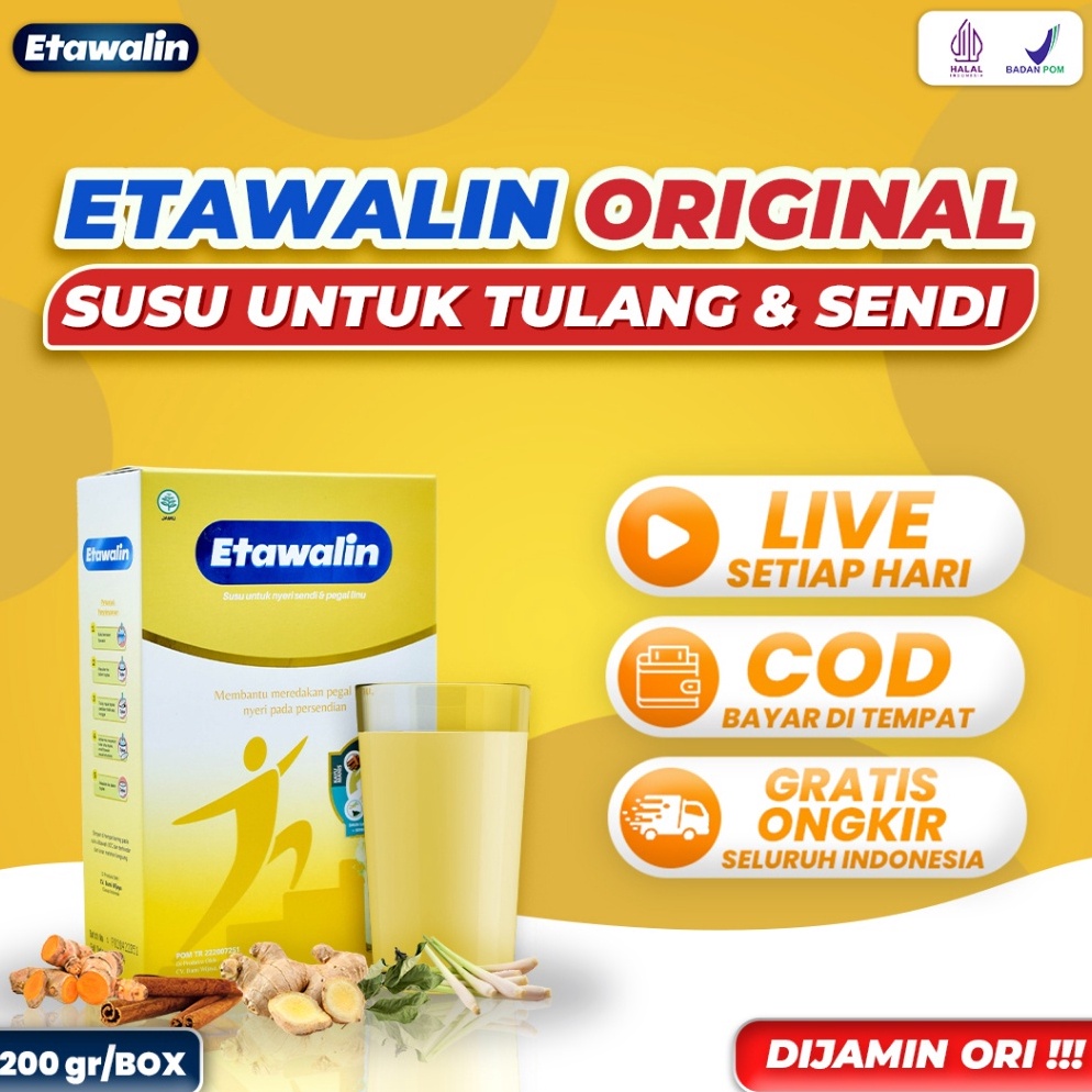

VIRAL ETAWALIN ORIGINAL Susu Kambing Etawa Tingkatkan Kepadatan Tulang Isi 2gram