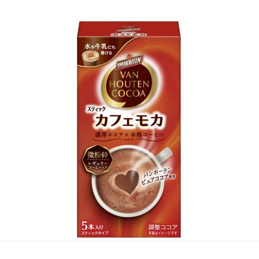 

Van Houten Cocoa Cafe Mocha (1 kotak isi 5 stick)