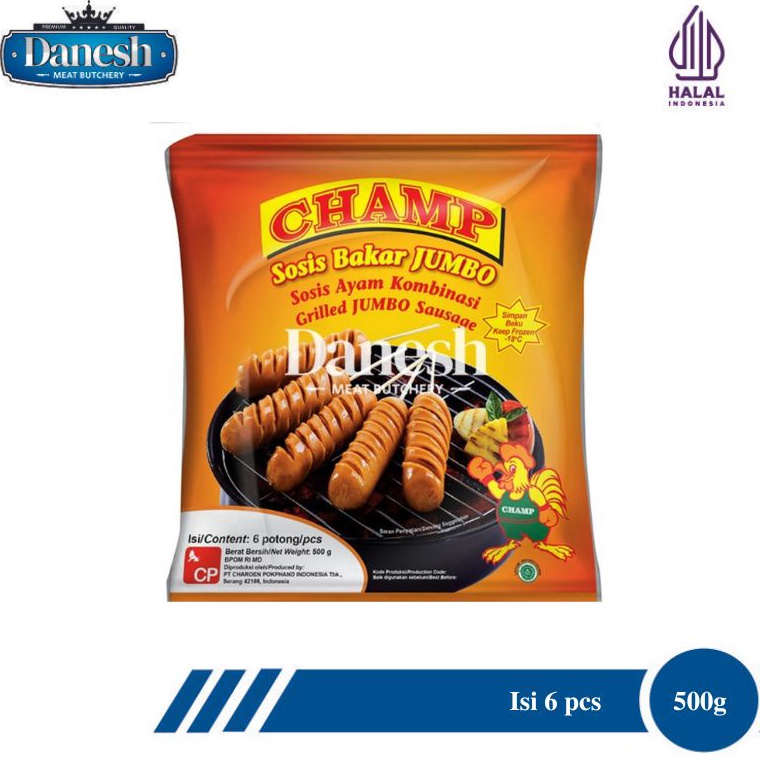 

GROSIR Champ Sausage Jumbo Bakar 5gr