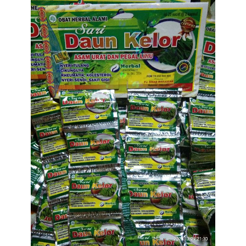 

Daun Kelor Herbal Alami per renteng 20saset