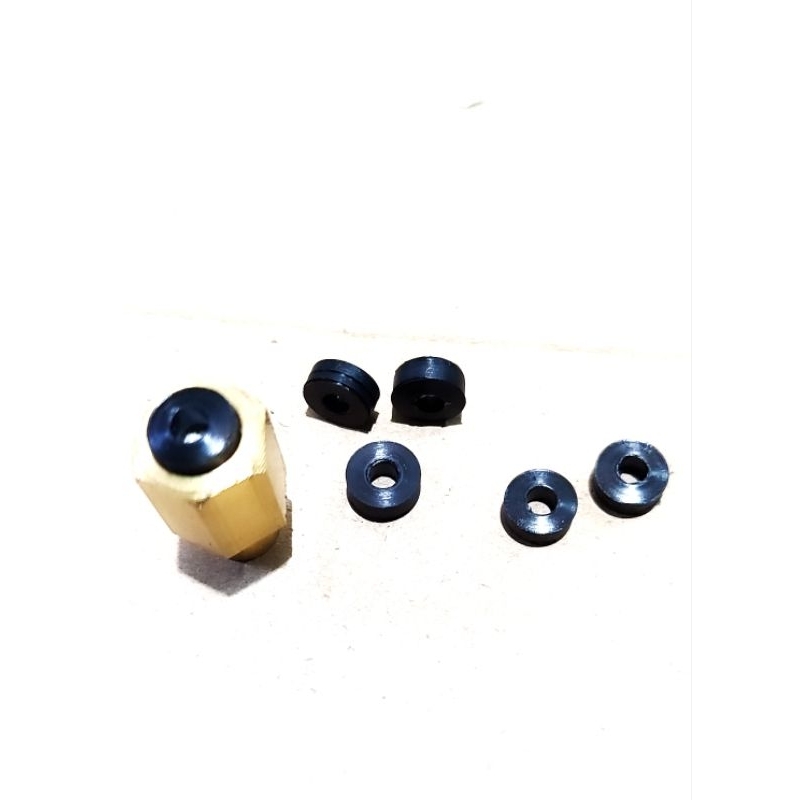 teflon mini kupler jantan&inlet teflon isi 3