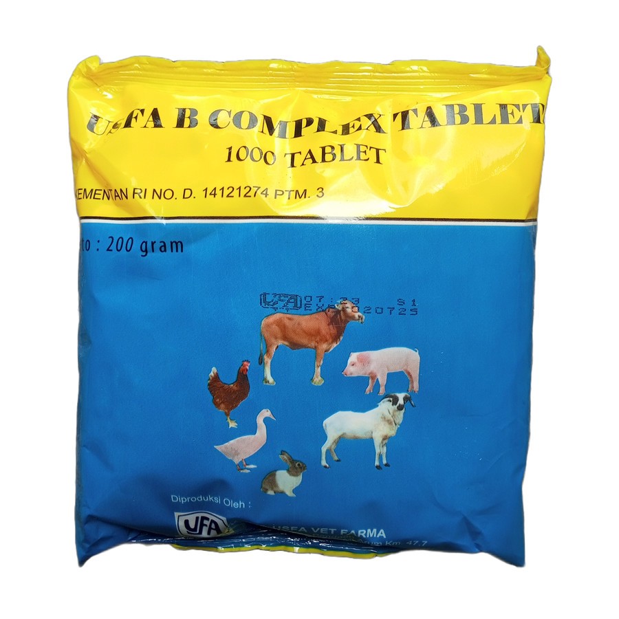 USFA B Complex (1000 Tablet) Vitamin Ternak
