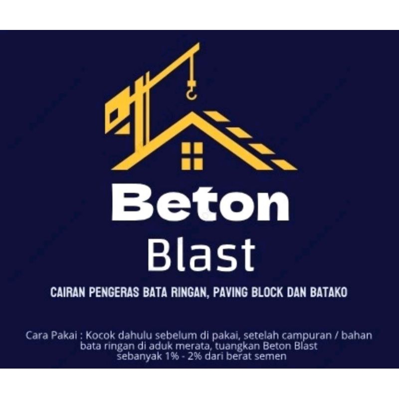 Cairan Pengeras Bata Ringan Brick Hardener Hebel Paving Block Batako High Quality - Beton Blast (2 L