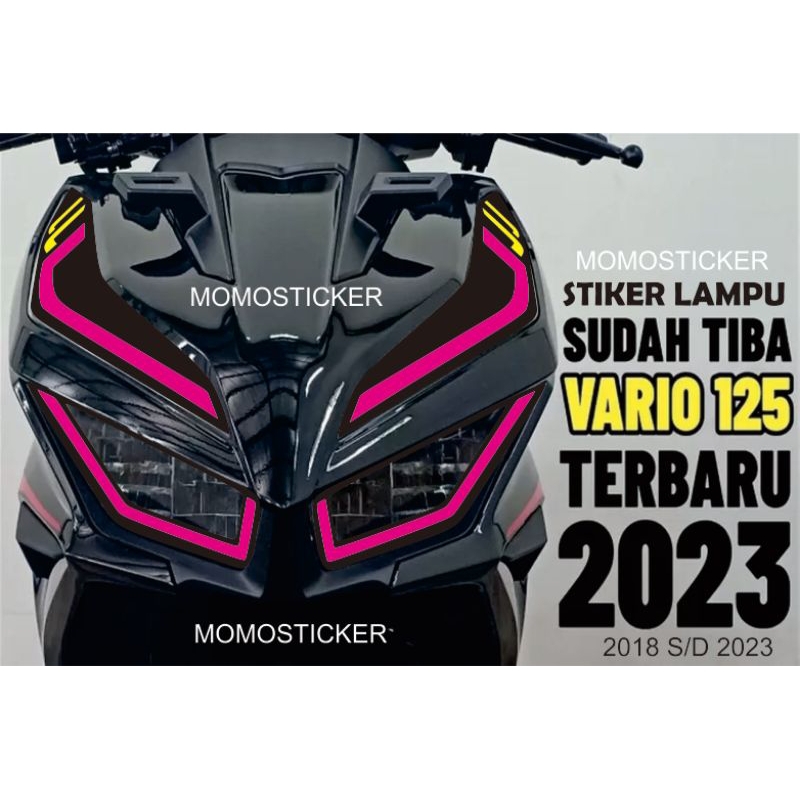 stiker lampu vario new 2019/2023 vario 125/150 model alis runing
