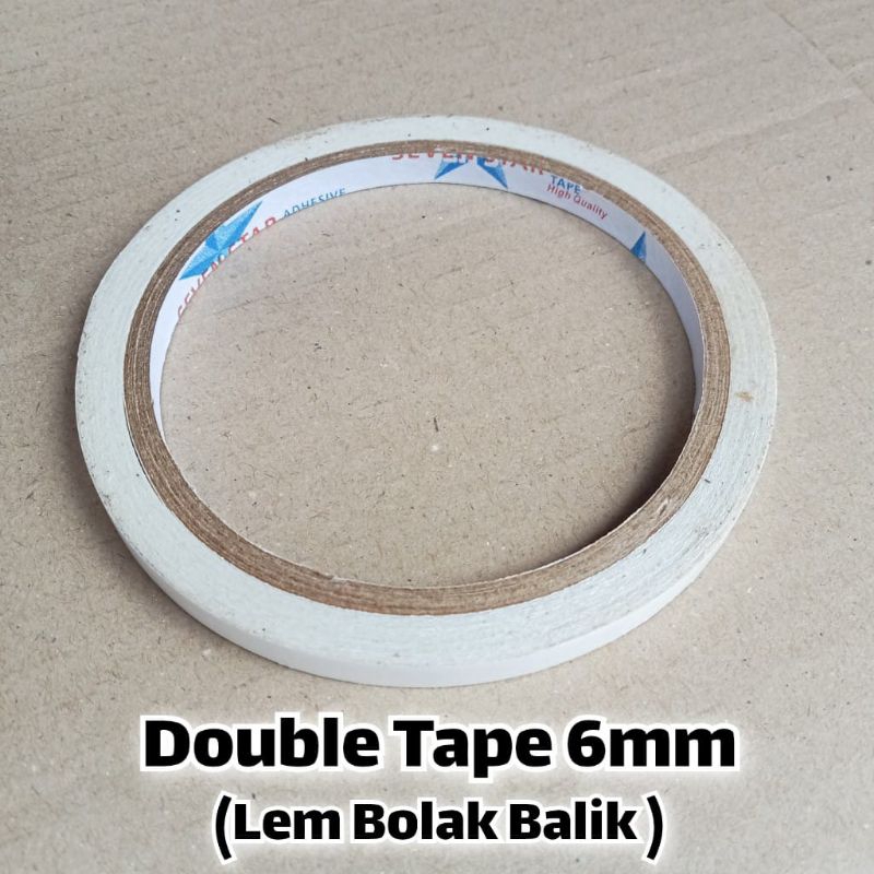 

Isolasi double tape 6mm lem bolak balik ukuran 6 mili mm tipis Isolasi double tape 6mm lem bolak balik ukuran 6 mili mm tipis dobel