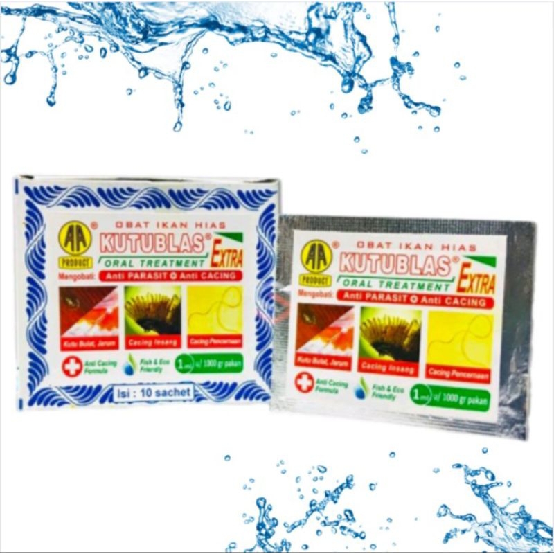 Obat ikan hias Anti parasit anti cacing AKARI AA KUTUBLAS EXTRA 1ML