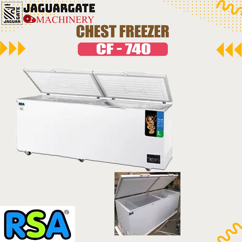 CHEST FREEZER RSA CF 740 KULKAS BOX 700 LITER ORIGINAL