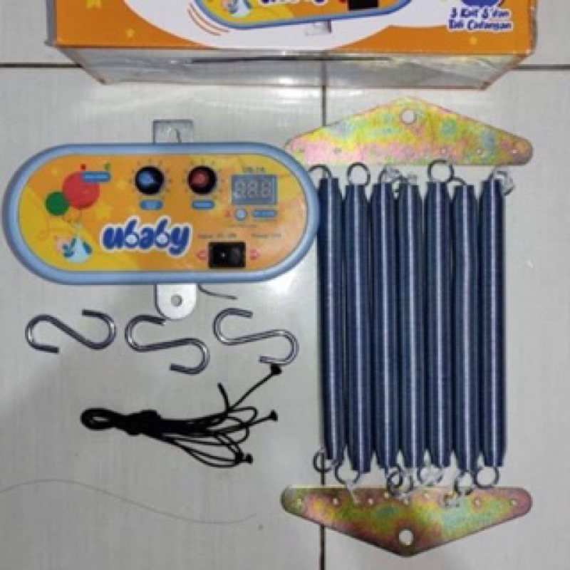 Makassar Mesin Ayunan Bayi Tidur Elektrik Otomatis U Baby Per 5 / Ayunan Elektrik UBaby Per 7 / Ayun
