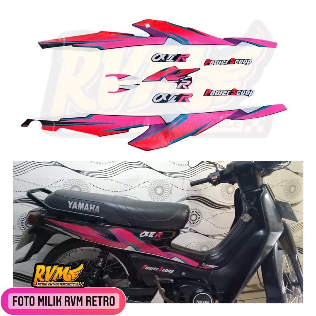 striping alfa 1995 stiker body yamaha alfa 95 striping yamaha alfa tahun 1995