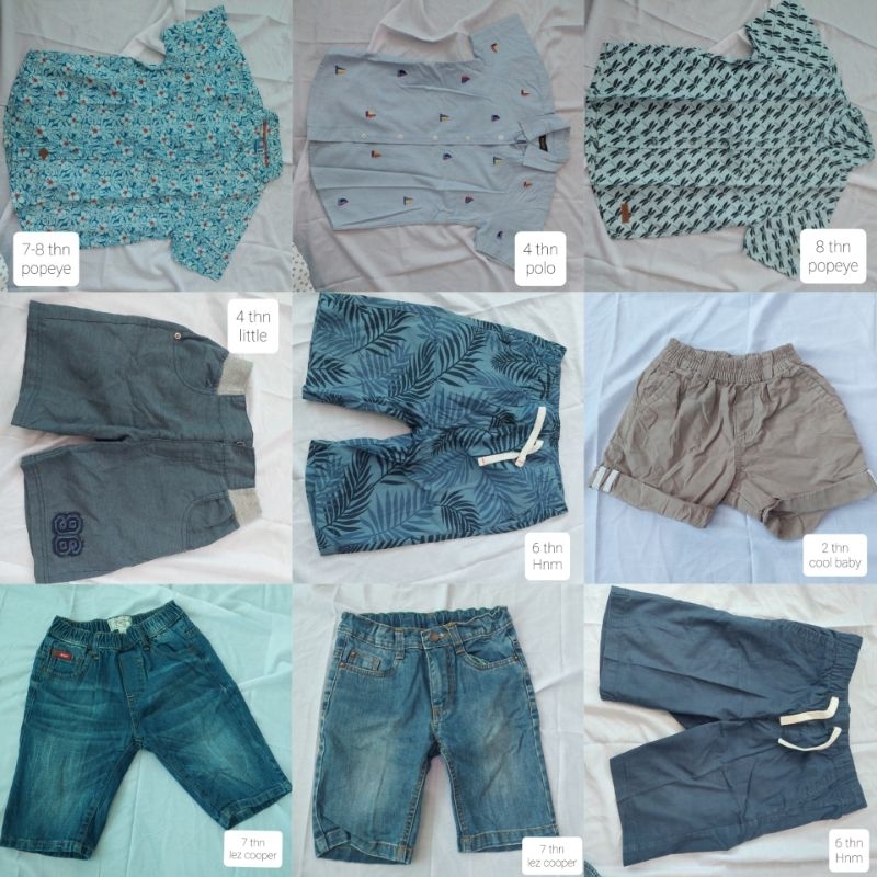 baju celana jeans anak brand pl like new preloved pl 3 - 8 tahun laki-laki cowok murah