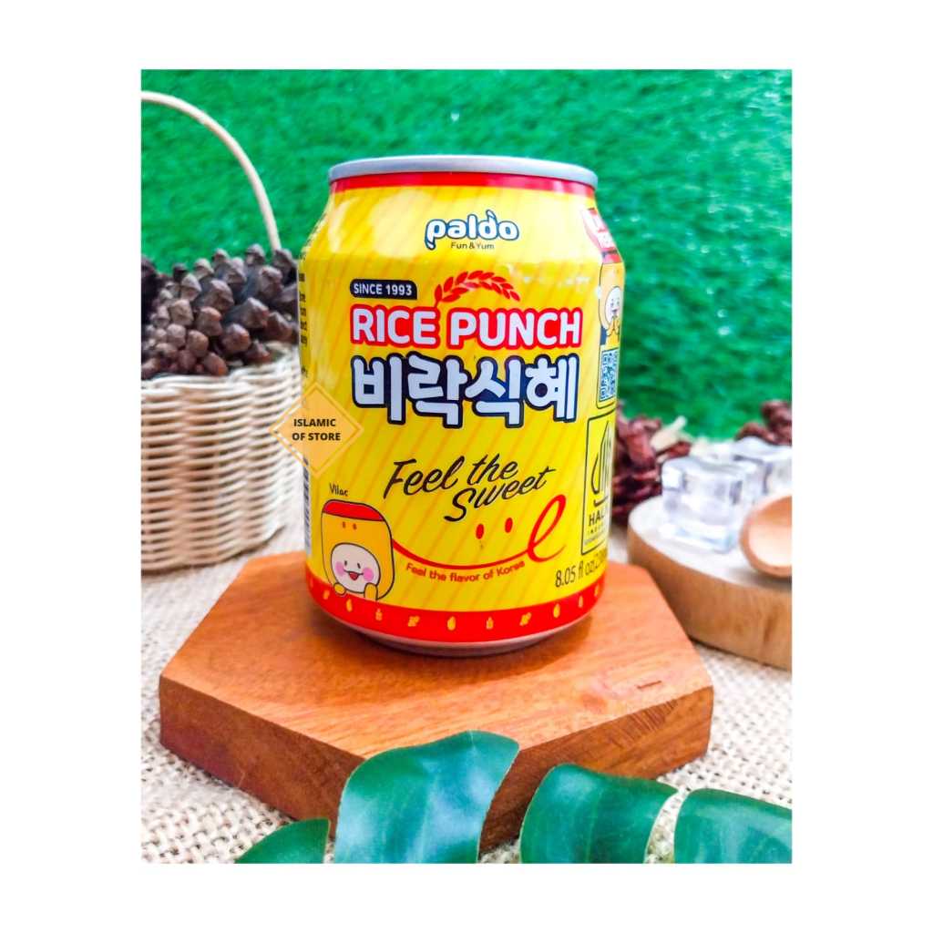 

Paldo Rice Punch Feel The Sweet 238 ml minuman khas korea Halal MUI