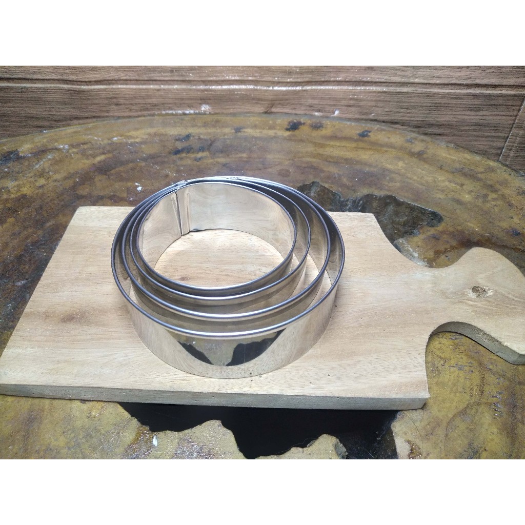 ring roti bulat / ring cutter / ring burger tinggi 3 cm