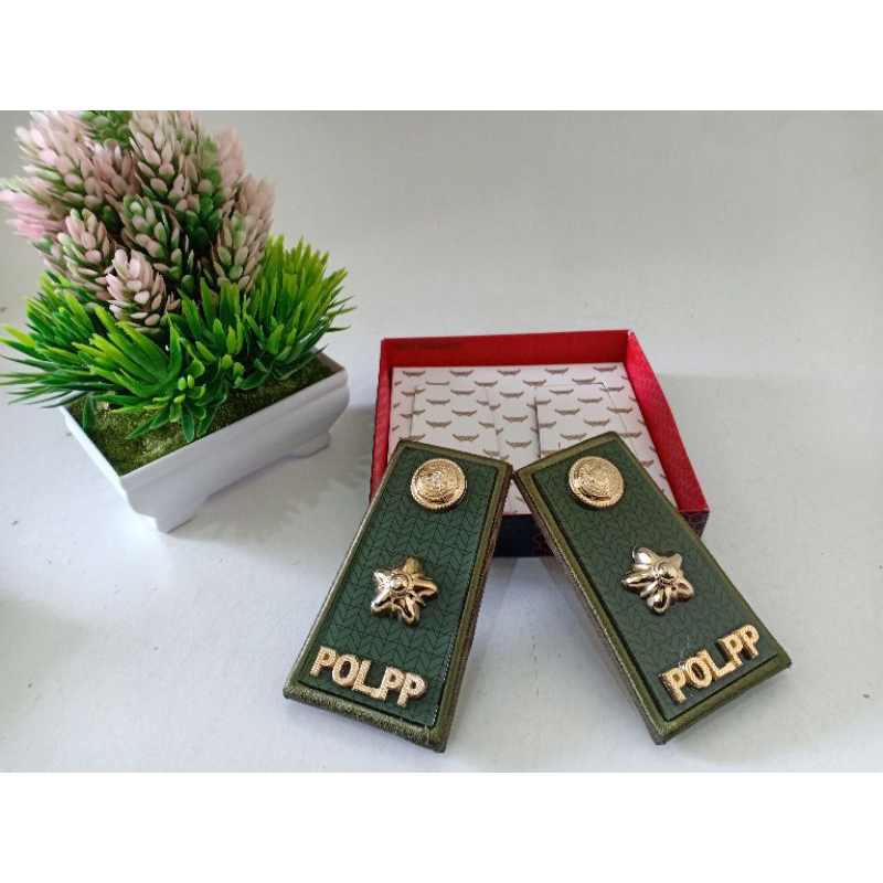 pangkat pdh pol PP 3D kain akrilik exclusive mewah