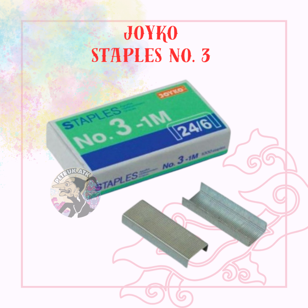 

[PAK KECIL] ISI STAPLES BESAR JOYKO / ISI STAPLES NO 3 JOYKO