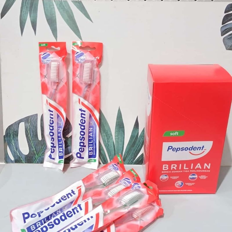 Sikat gigi pepsodent isi 1/sikat gigi Pepsodent ( SINGEL )