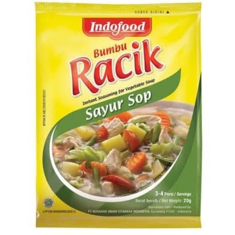 

Indofood Bumbu Racik Sayur Sop 1 Renceng