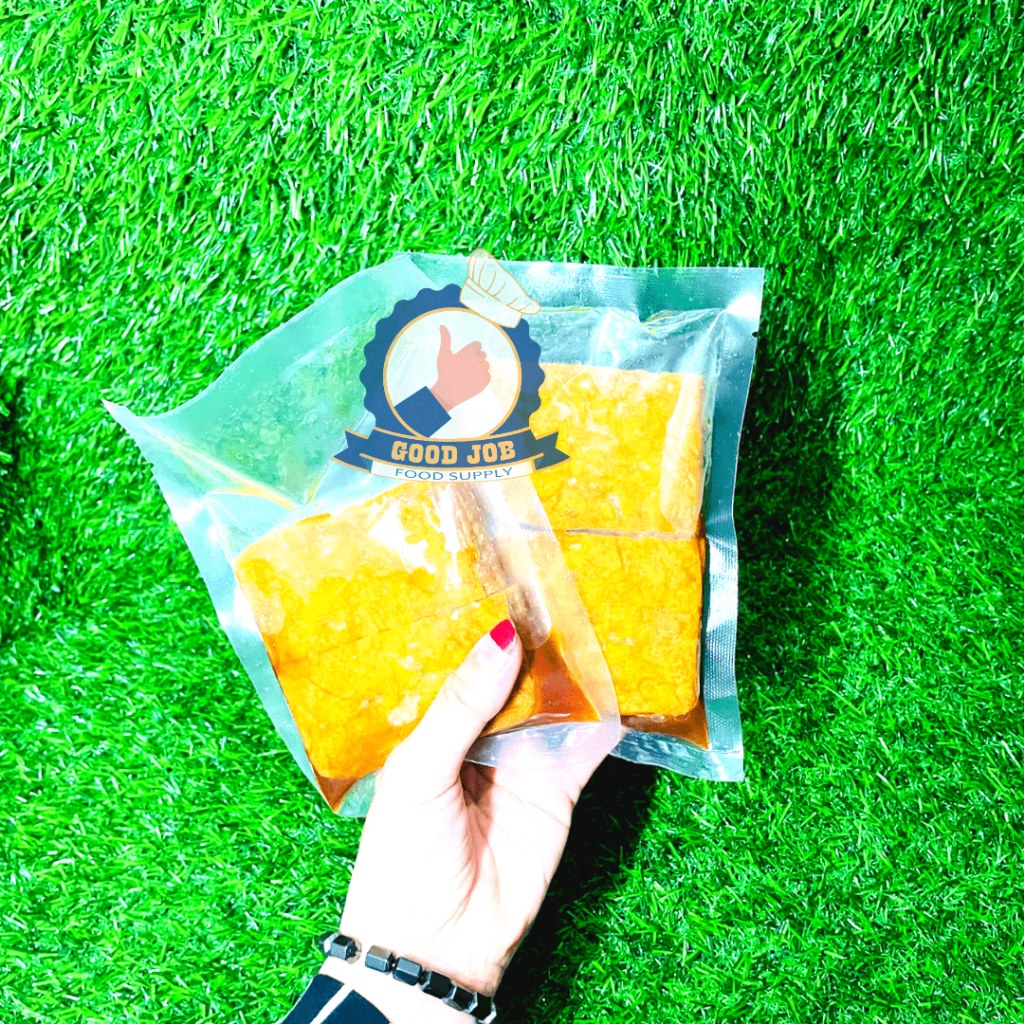

AJITSUKE INARI AGE Kulit Tahu Jepang 10 pcs Halal │ Kantung Tahu Goreng Berbumbu untuk Sushi..