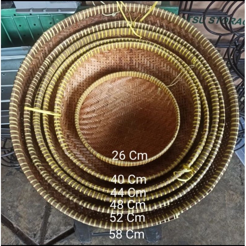 Ayakan Bambu/ Irig/ Kalo Bambu Kuat dan Rapih/ Irig Bambu Kecil - Besar