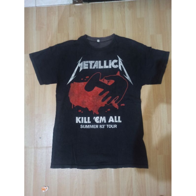 Ts metallica kill em all summer tour