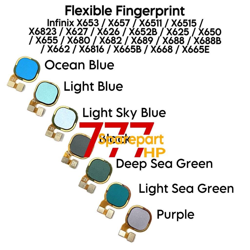 Flexible Fingerprint Infinix X653 / X657 / X6511 / X6515 / X6823 / X627 / X626 / X652B / X625 / X650
