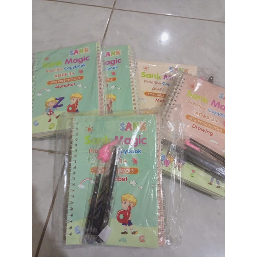 

BUKU SANK MAGIC ISI 3 BUKU + 4 PEN TINTA