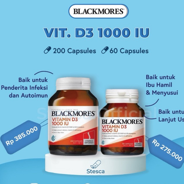 blackmores vit d3 1000 IU